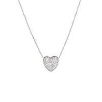 Collana Amen Donna Cuori in Argento Zircone CLHSCBBZ3